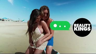 REALITY KINGS - Stunning Kendra Sunderland’s Big Natural Tits And Wet Pussy Get Worshipped By Mazee