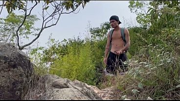 Caught masturbating and ends up being sucked by a sporty boy