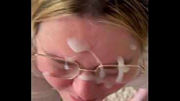 Cum on my glasses