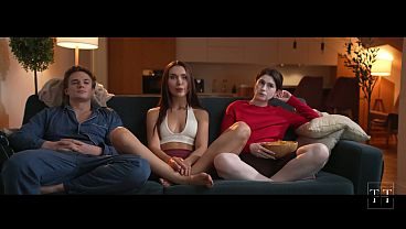 We Were Having Lesbian Sex, But Then The Guy Woke Up... 4K HD Tim Team