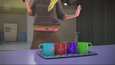 3DGSPOT - Big Titties Futanari Fucks Her Pussy With A Tiny Futanari! 3D CARTOON PORN!