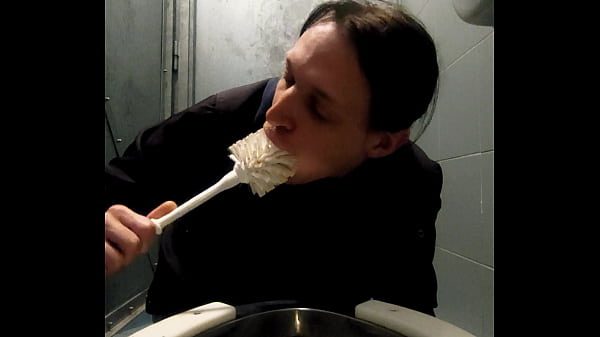 Ernest licking Public toilets 2