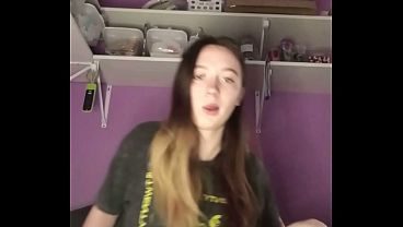 Cute Teen Dildos Her Tight Ass And Stuffs Her Panties In Her Puffy Pussy | The Panty Bank - Used Panties
