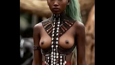 Ai generated tribe girl
