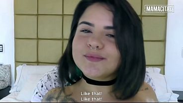 Massive Oiled Tits on Tattooed Latina... He Rubs and Squeezes Them Raw