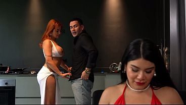 My wife's best friend has the best tits! We fucked without her noticing. Everything goes wrong!