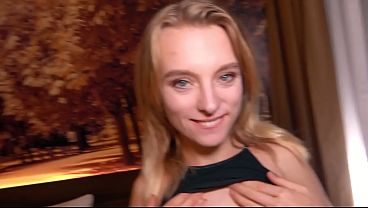 Hot Hotel Hookup: Amazing Blonde Teen Babe