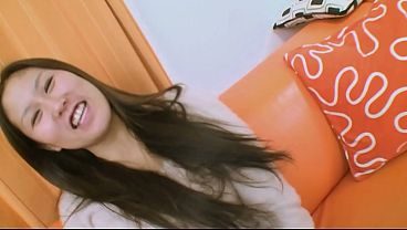 Beautiful Asian with black hair Nagisa Fukushima went to the guy's house to warm him
