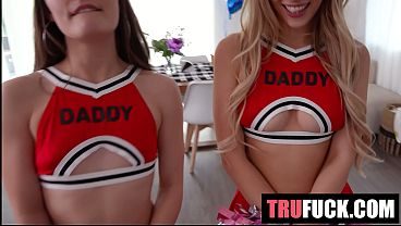 2 Hot Cheerleaders Wants My Dick in Threesome Hardcore SEX Jason Sarcinelli, Juniper Ren, Sky Pierce