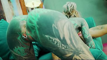 Alt Girl and Trans Lesbian Session with Fantasy Toy