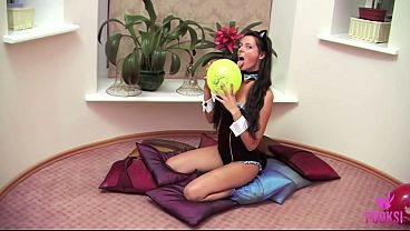 Teasing Cofi Milan In Sexy Kitty Outfit Performing Hot Role Playing Stuff!