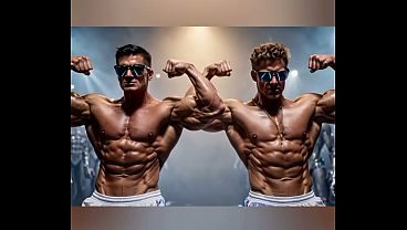 Muscled AI dudes