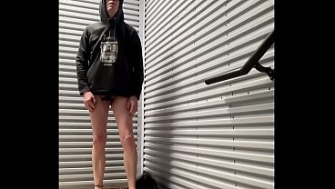 Marc laflamme fag-id sw67 - stripping in public stairwell