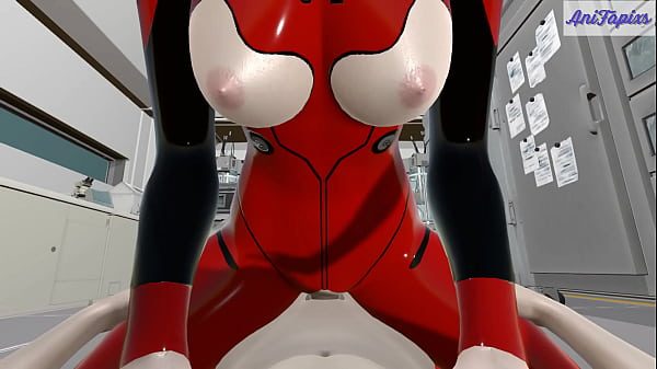 Aska Rode My Dick Instead Of The Mecha - 3D HENTAI