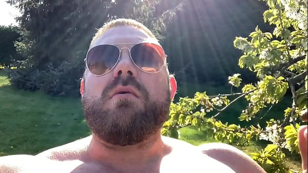 Smoking my cigar outside