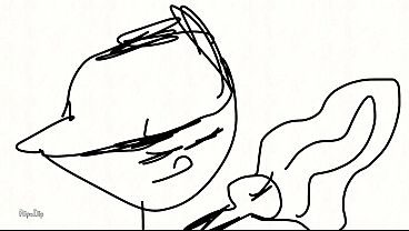 Hentai cartoon tranny gets hit by player