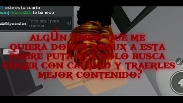 algún lindo que le quiera donar robux a esta puta?