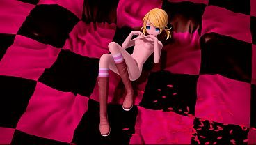 Kagamine Rin Naked Dance - World is Mine Project Diva Mod by Nutsuki Suu