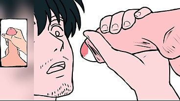 Adult Nakamura, jerking off Adult Hirose's big cock (Adult Parody of Go For It, Nakamura-kun!!) Yaoi drawing process    10 Minute Edging Challenge