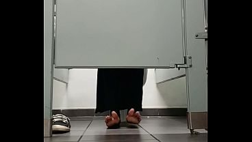 In public bathrooms
