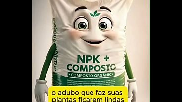 Npk composto organico para plantas