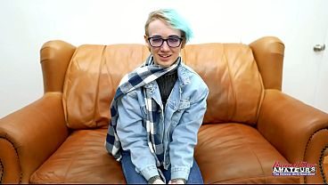 Slim Blonde Coed Amateur Raven Messy Deepthroat Toys Squirting Fun!