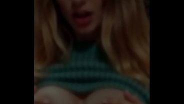 [ai generated] td shows her tiddies