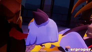 VRChat Anubis & Orserk Tag-Team Sekhmet Palworld