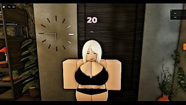 Cheating girlfriend fucking with friend in Roblox condo