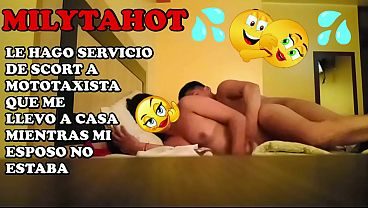 CACHO CON MOTOTAXISTA A ESCONDIDAS DE MI ESPOSO