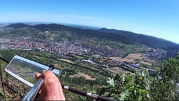 Wanderung zum Aussichtspunkt über der Stadt #2 Ausblick vom Aussichtspunkt