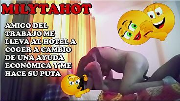 amigo del trabajo me ofrece ayuda económica para dejarme cachar