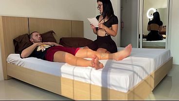 Dude has a strong and painful erection seizure, so he needs an urgent sexual emergency