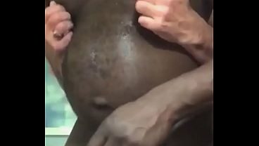 White Grandad Fingers Black Husbands Big Butt and Works His Tits