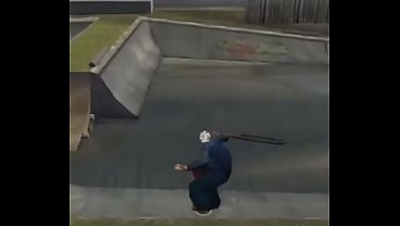Vergil andando de skate fds
