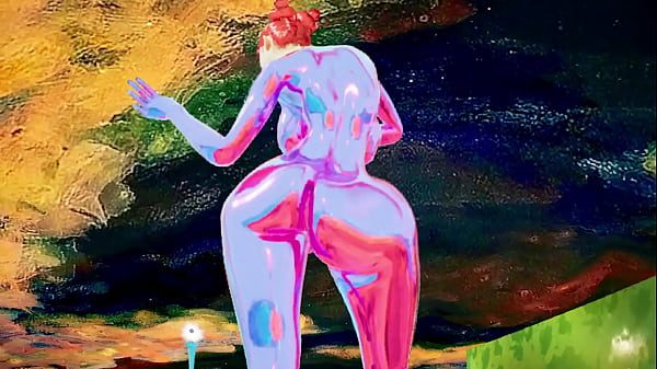 Animacion 3D Realista - Sex Bot Doll Cromada Morada - Enfoque en el Culo - Fisicas Realistas - Striptease - RTX 60 FPS - Big Ass - Animaciones 3D - CTS: RS