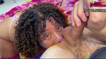Blowjob Fairy 9: Latina Cutie EXTREME Face Fuck - RImming