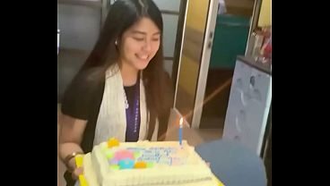 after her birthday party at the office