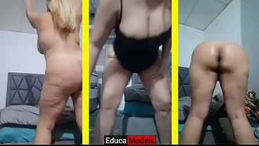 ASS CLAPPING TRIPLE CAMERA BUSTY MILF YELIXNOW
