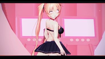 Murasame Dancing With Monster - Touch! MMD by T24Giabbit