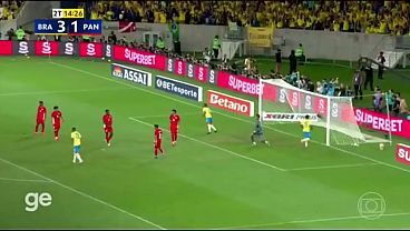Brasil esbagaçando o Panamá.   #VemHexa