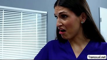 My MILF patient was caught riding a nurses dick