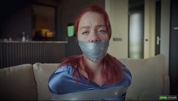Daisy Dolly - Girl next door secretary Bound and gagged in bondage