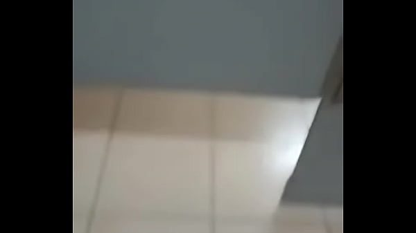 Showing off my pretty feet in the restroom