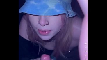 Almost Caught! Outdoor Secret Public Facial (Free)