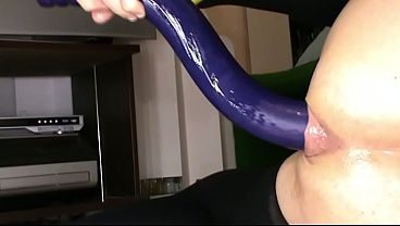 lungo dildo anale blu 3