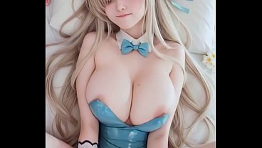 【AI生成(AI-generated)】金发泳装女孩的性爱服务,乳交口交之后做爱(Blonde swimsuit girl's sex services, including breast sex, oral sex, and make love.)