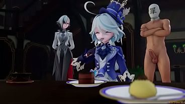 Mmd Furina By Vectorcell