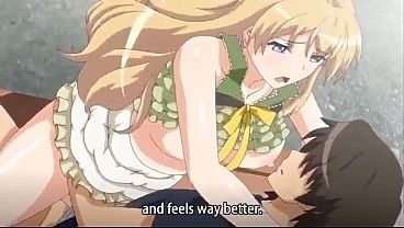 Hentai friends fucking in public park