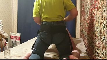 Anastasia Mistress fucks ass sissy Sasha Earth